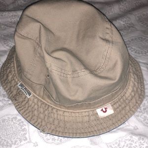 Reversible true religion bucket hat
